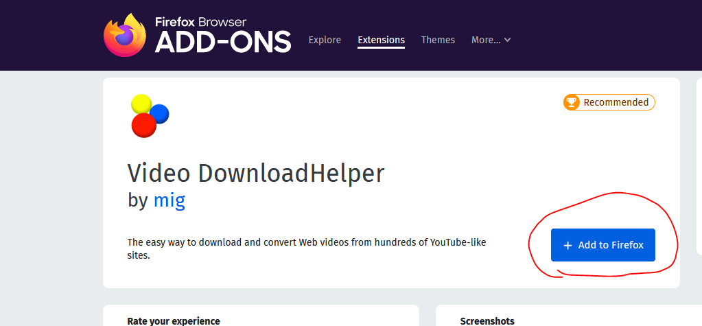 Video DownloadHelper for Firefox Review